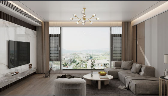 Thermal Break Sliding Aluminium Door Window Fabricators Double Glazed