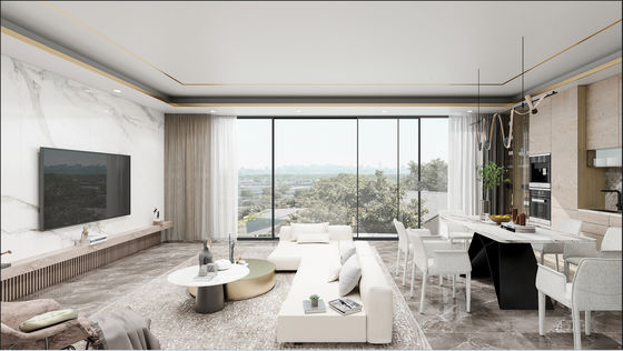 OEM Slimline Aluminium Door Window Fabricators Powder Coated