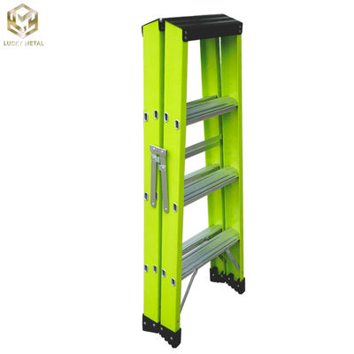 4.5kg Ultra Lightweight Telescoping Aluminium Ladder 3.8m Max Height Anti-Shock