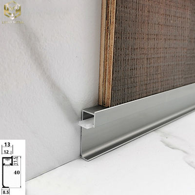 Flexible Aluminum Skirting Board With Thermal Expansion Gap For Radiant Heating