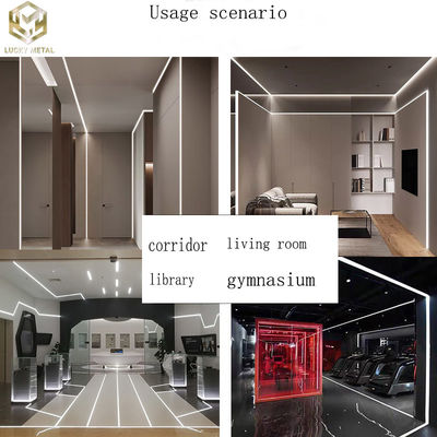 ​Diy-Friendly Aluminum LED Strip Profile Adjustable Length Pre-Drilled Holes