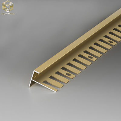 ODM 10mm Square Edge Tile Trim Panel Extrusions Stair Nosing