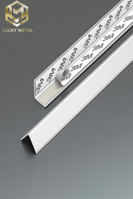 Right Angle L Shaped Aluminium Wall Protection And Decorative Edge Trim Profiles