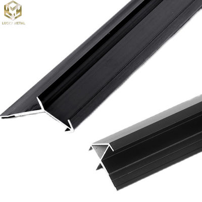 8mm Industrial Aluminium Edge Trim Profiles Board Connector