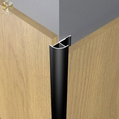 Interior Exterior Straight Aluminium Edge Trim Profiles W Section 8inch