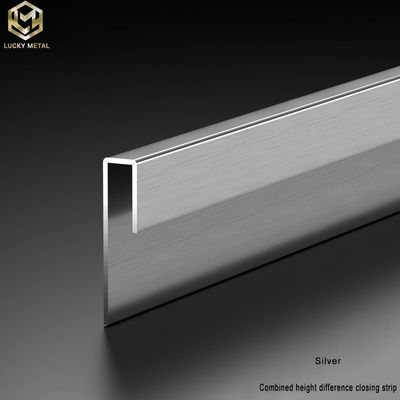 Tile Trim Aluminum Extrusion Profiles Channel Floor Side
