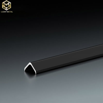 L Section Aluminium Edge Trim Profiles Right Angle For External Corner 10MM