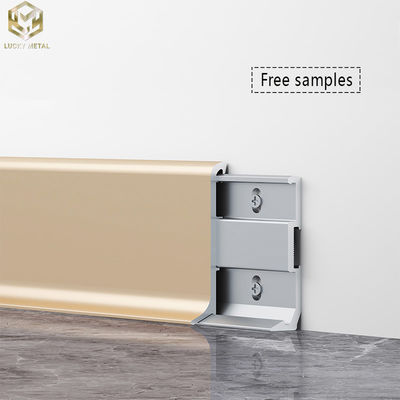 Commerical Aluminium Skirting Board Trim Wall Decoration