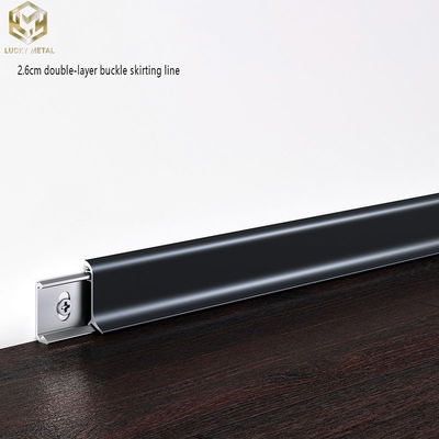 Commerical Aluminium Skirting Board Trim Wall Decoration