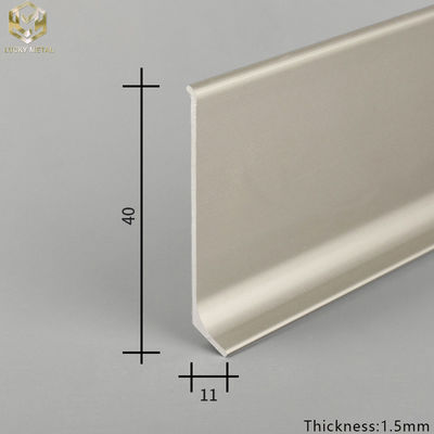 Kitchen Aluminium Skirting Profile Baseboard Extrusions Trim