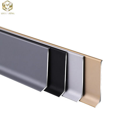 ODM Aluminium Wall Skirting Extrusion Profile T3~T8 Temper