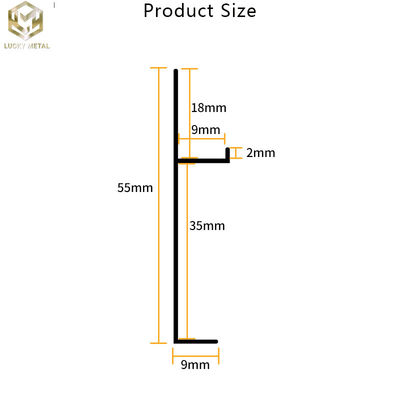 Shadowline Aluminium Skirting Profile Board For Interior Design