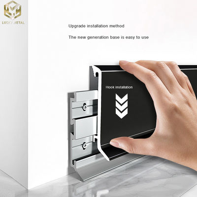 Extrusion Architectural Skirting Boards Aluminium Profile OEM