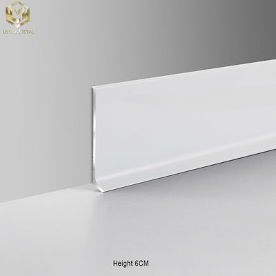 Home Deep Processing Aluminum Skirting Board Baseboard Moulding