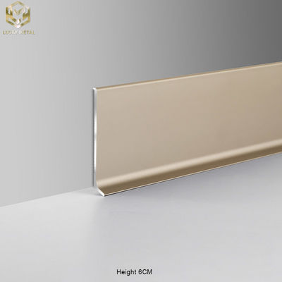 Residential Premium Wall Aluminium Skirting Profile Baseboards