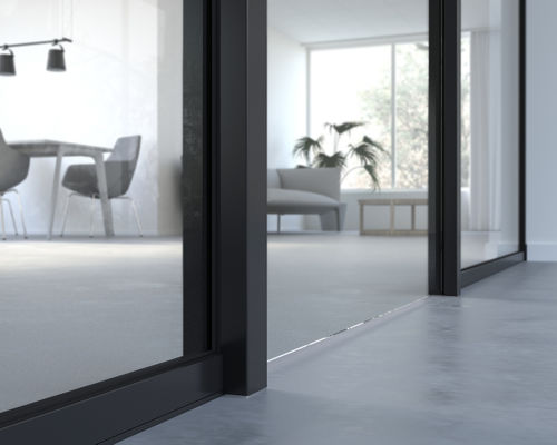 Decibel Standard Aluminium Profile Door Frame Slim For Sliding Doors