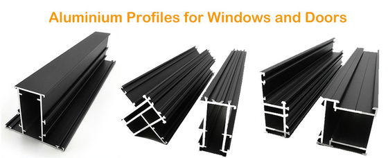 Anodized Extrusion Aluminium Door Frame Profile For Glass Sliding Door