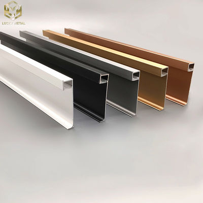 Aluminium Extrusion Skirting Led Profile LED For Baseboard Lighting