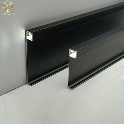 Aluminium Extrusion Skirting Led Profile LED For Baseboard Lighting