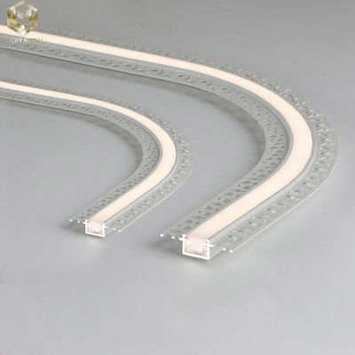 Recessed 8mm Led Profile Aluminium Profiles For Led Tape