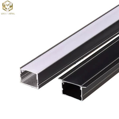 Residential Suspended Aluminium Led Light Channel Profile For Strip Light 15mm