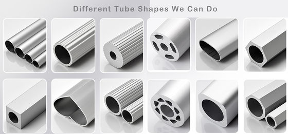 Extruded Telescoping Aluminium Tube Pipe Oval Tubing OEM