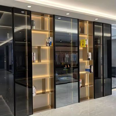 Muebles de cocina de puerta corredera de aluminio