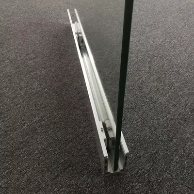 Side Mounted Aluminium Framed Glass Balustrade For Balcony