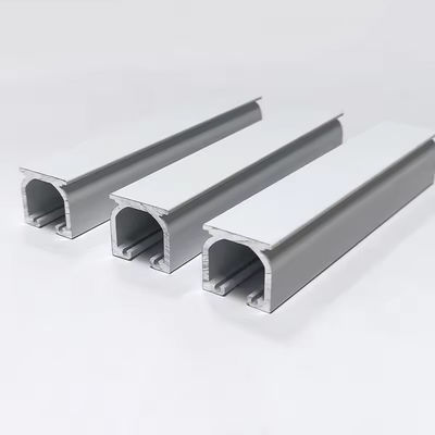 Curtain Rail Track T Slot Aluminium Extrusion Profile For Enclosure ODM