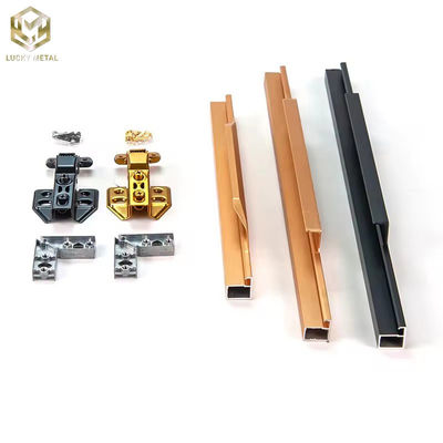 Kitchen Wardrobe Door Frame Aluminium Profile Manufactured In Vietnam