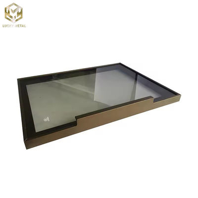 Profil d'aluminium anodisé de la série 6000 pour le cadre de porte de l'armoire de cuisine personnalisée
