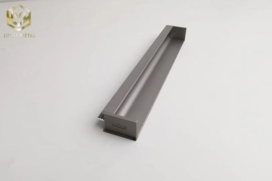 Aluminum Furniture Hardware Bedroom Dresser Handle Drawer Pull Wardrobe File Cabinet Drawer Handle