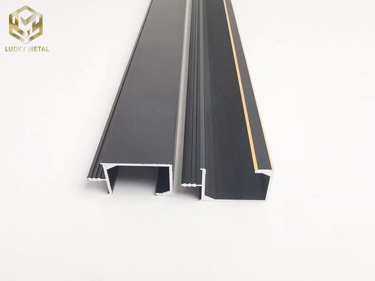 Aluminum Profile G Shaped Cabinet Handles For Kitchen Cabinet