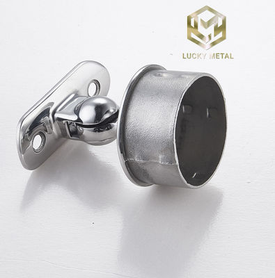 Railing Accessories Hot Sell 304 316 Inox Round Tube Stainless Steel Handrail Bracket Glass Bracket Handrail Support