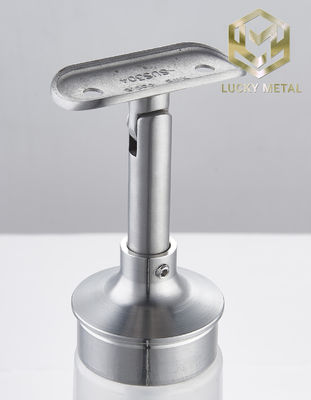 Railing Accessories Hot Sell 304 316 Inox Round Tube Stainless Steel Handrail Bracket Glass Bracket Handrail Support