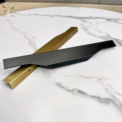 Soft-Close Aluminium Handles For Cabinets Noise Reduction Design