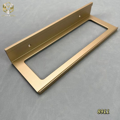 Mantenedores de gabinete de aluminio de agarre de montaje de 8 mm para muebles de cocina