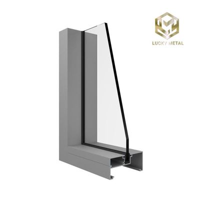 Closed-Loop Recycled Aluminium Door Frame Profile With Carbon Neutral Certification