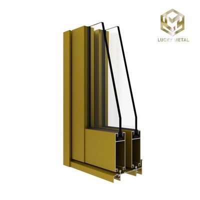 Modular Design 42mm Aluminium Door Frame Profile With Reinforced Corners