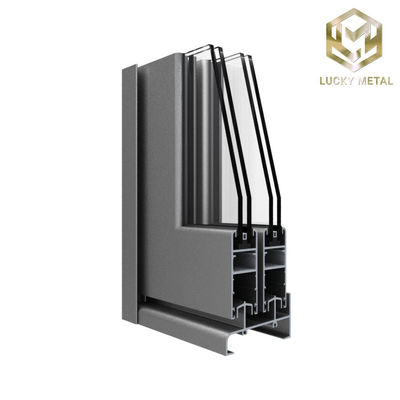 Extruded 3.0mm Aluminium Door Frame Profile Fire Rated 60 Minutes