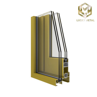 Lightweight 1.2kg/m Aluminium Door Frame Profile With Eco-Friendly Powder Paint
