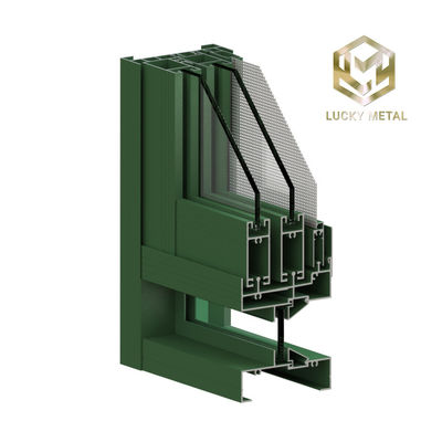 Corrosion-Resistant Aluminium Door Frame Profile With Reinforced Structure