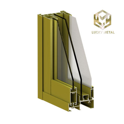 Architectural Grade Aluminium Door Frame Profile With Noise Reduction Structure
