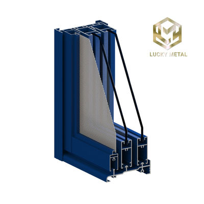 Energy Efficient Aluminium Door Frame Profile With Integrated Sealing System