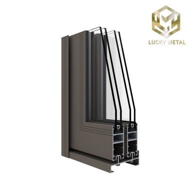 Slim Profile Aluminium Door Frame With Reinforced Corners And Adjustable Depth