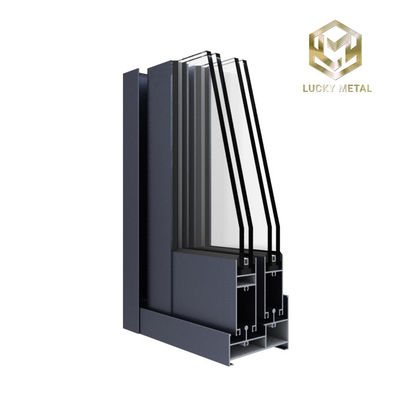Fireproof Lightweight Aluminium Door Frame Profile For Architectural Applications