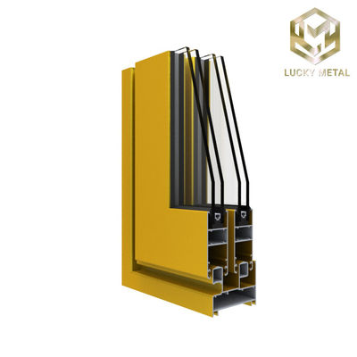 6063 6082 T5 Extrusion White Powder Coating P65 Aluminum Section Profiles Frame For Sliding Windows