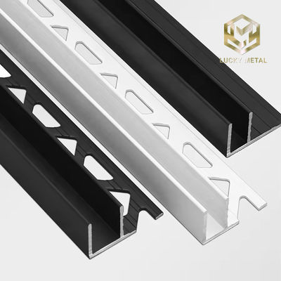 Glass Aluminum F Channel Profile U Extrusion Glass Holder Profile For Shower Room