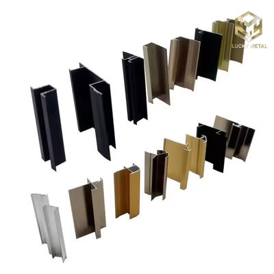 6mm 8mm 10mm 12mm Industrial Aluminium Edge Trim Profiles Board Connector