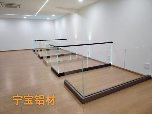 U Channel Aluminium Framed Glass Balustrade For Balcony